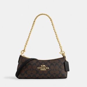 Brown Signature Coach Charlotte Bag
